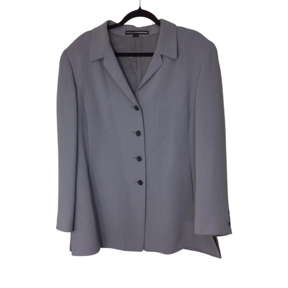 Linda Allard & Tracy Gray Blazer Classic Notched Lapel Suit Jacket size 14 - Picture 2 of 6